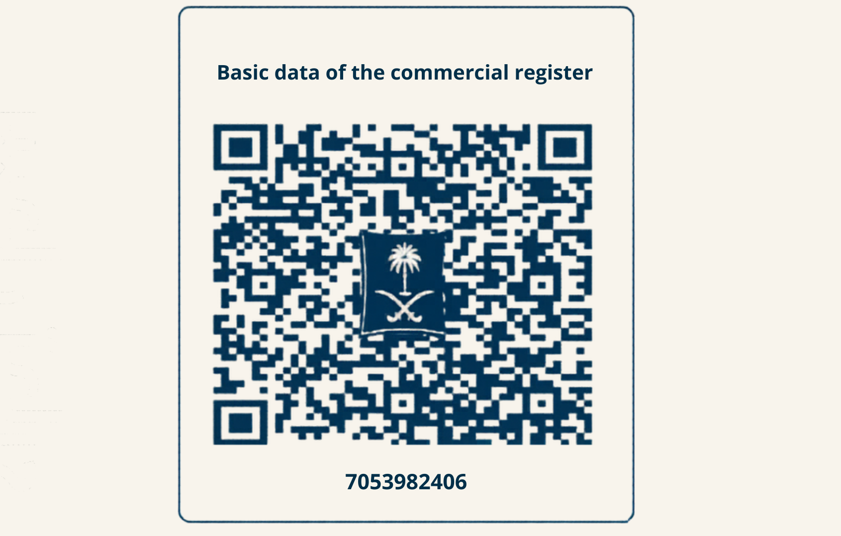 Marmara Digital commercial registration QR code